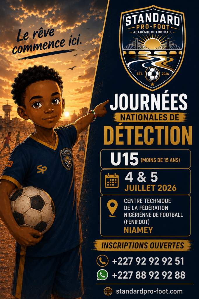 Journées Nationales de Détection U15 – Standard Pro-Foot 2026